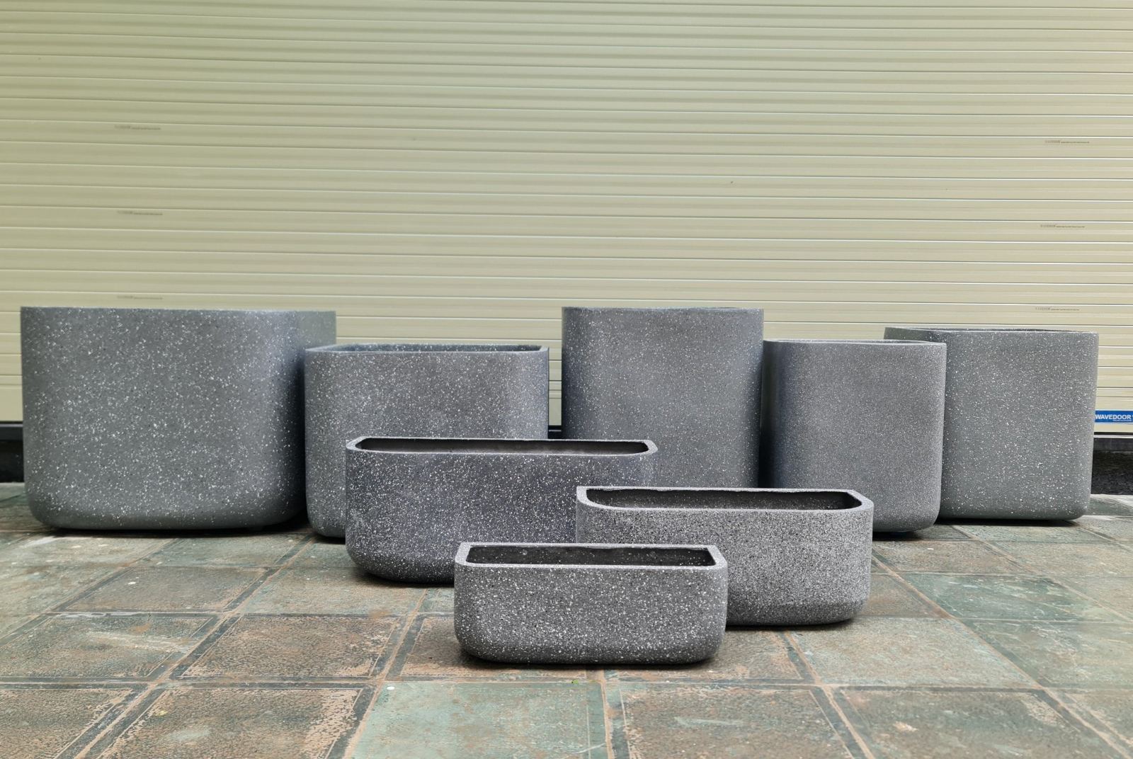Chậu composit sợi thủy tinh