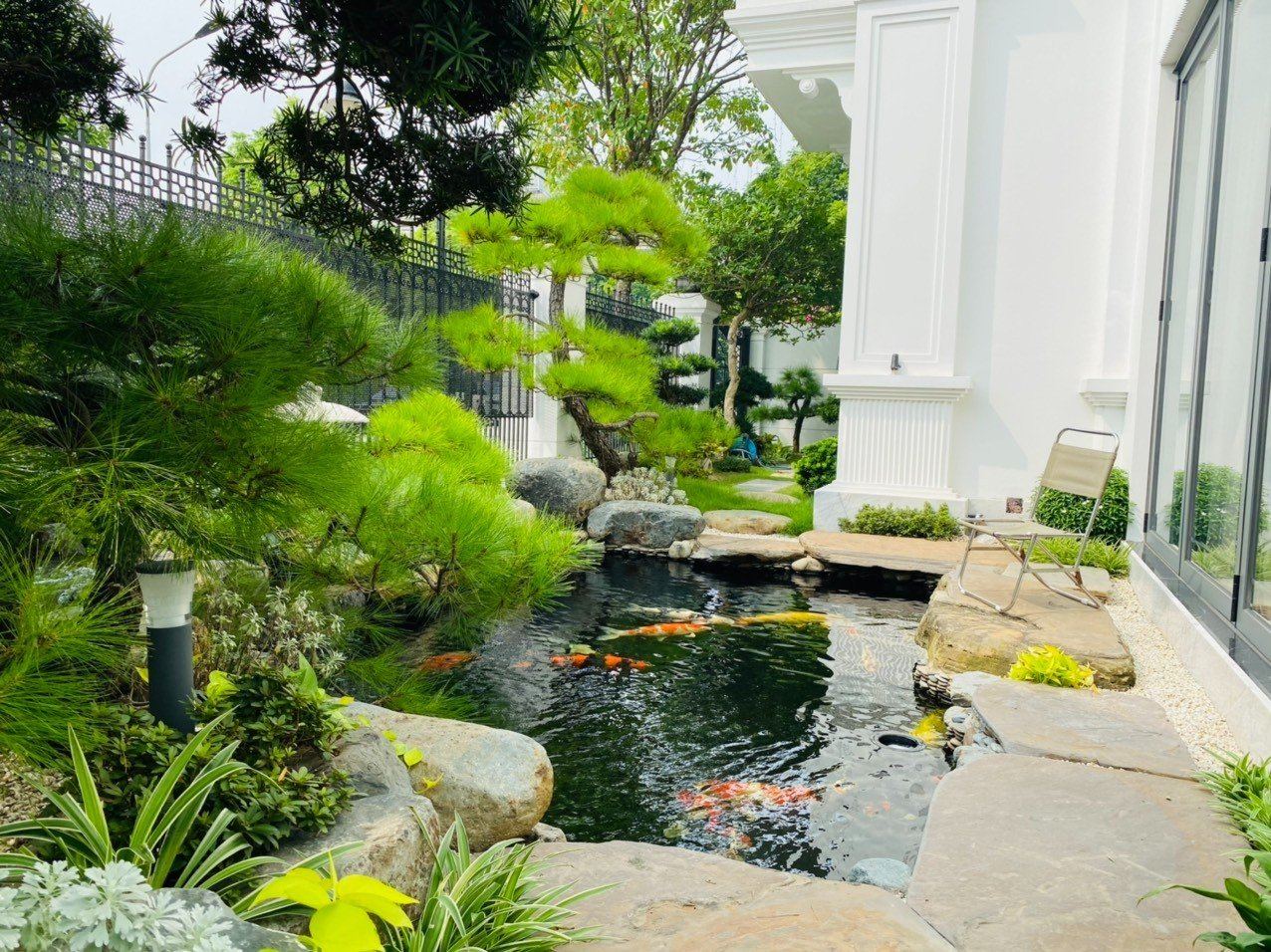 Vườn biệt thự đẹp Hà Nội