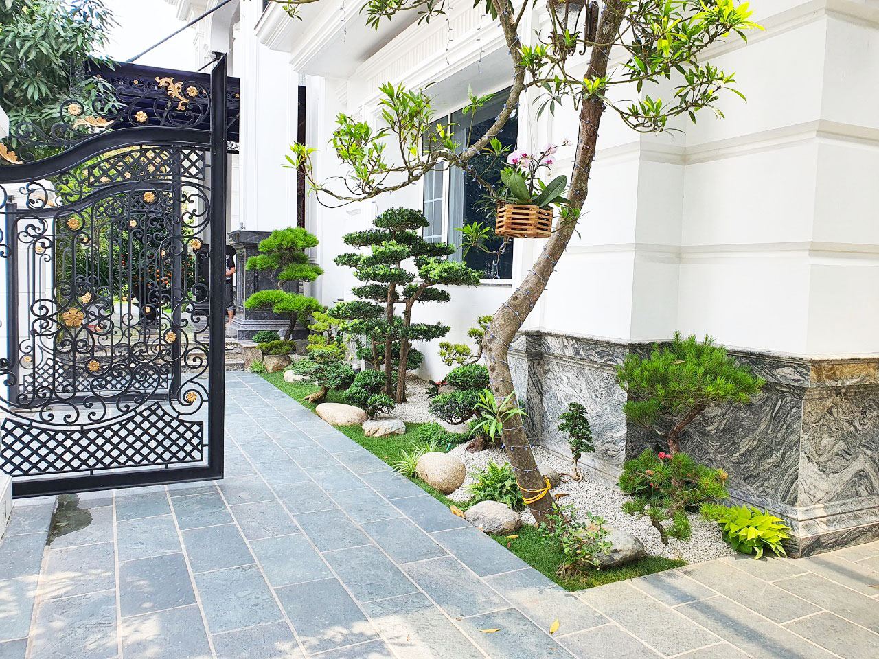 thi công sân vườn uy tín tại Hà nội