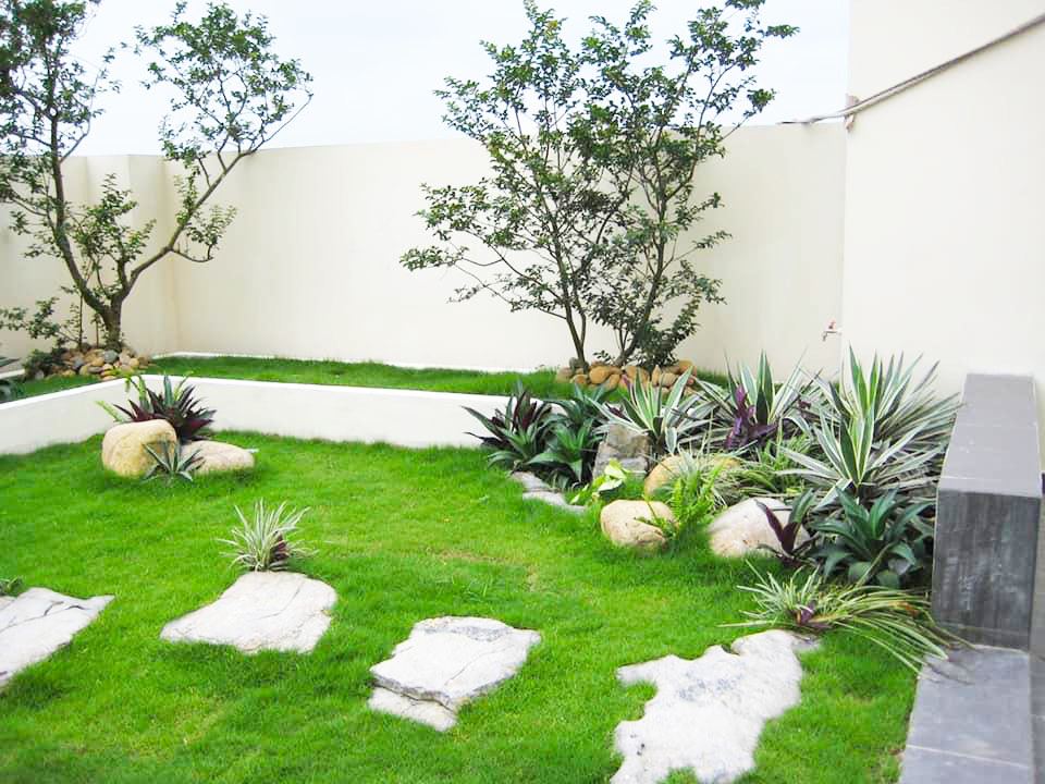 Vườn đẹp đơn giản