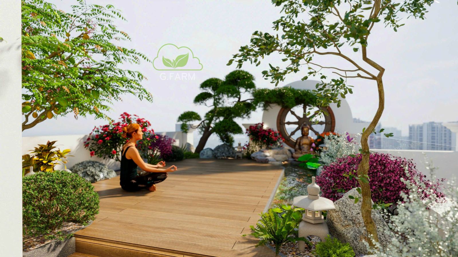 Sân vườn nhà phố