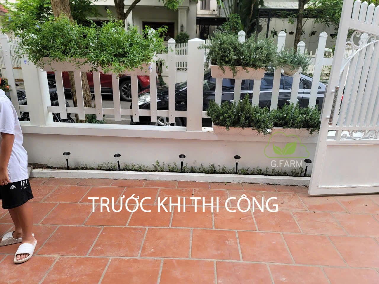 Tiểu cảnh nhỏ bể cá phong thuỷ tại Vinhome Long Biên