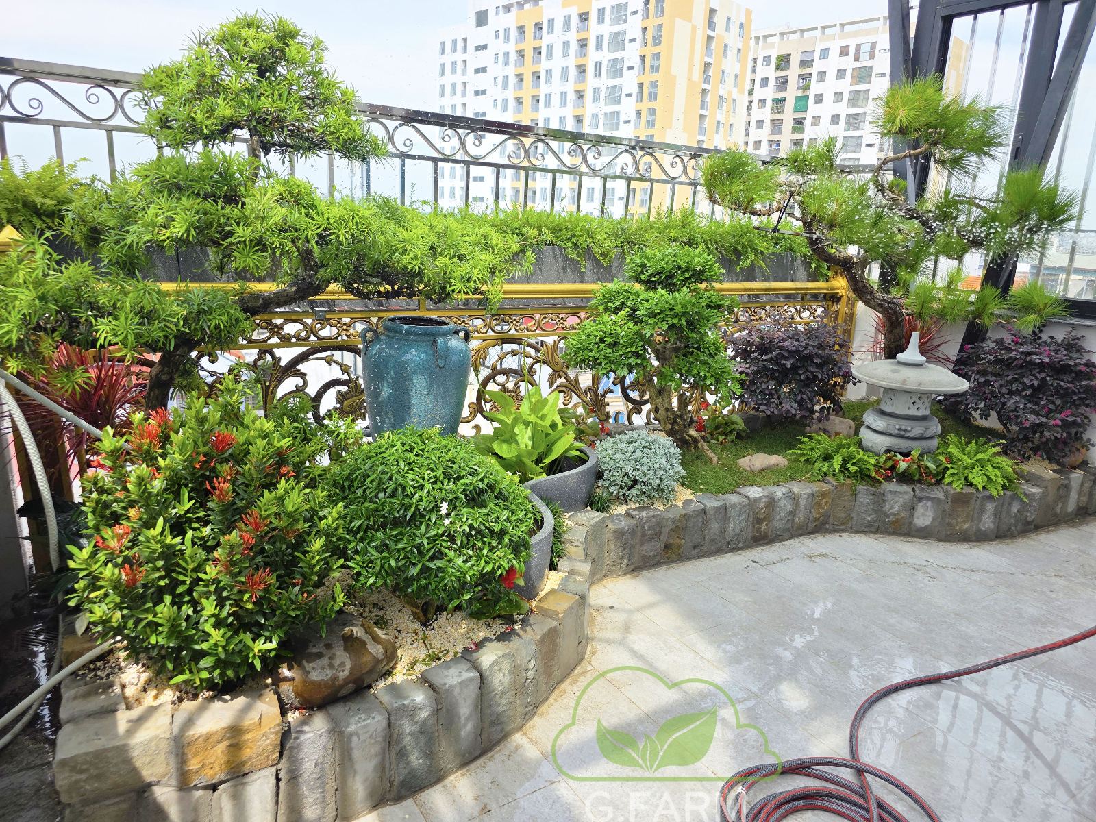 Vườn sân thượng đẹp