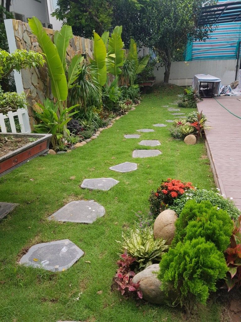 Sân vườn biệt thự Đồi Tùng Ecopark
