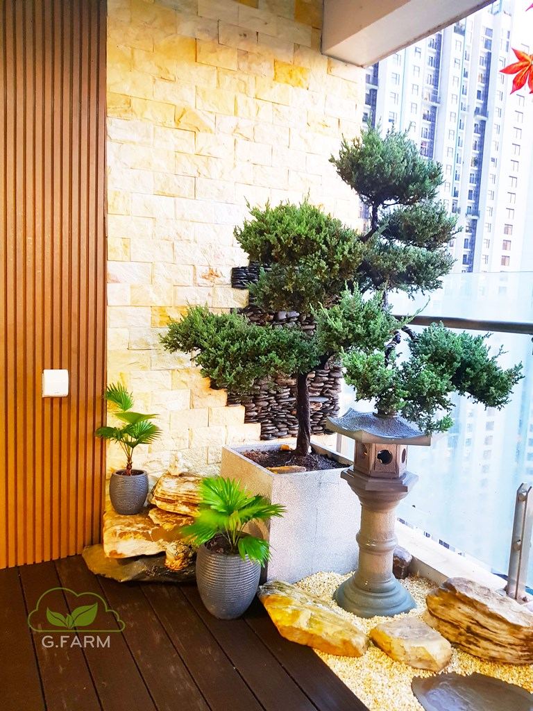 Tiểu cảnh vườn nhật Ban công -Ecopark