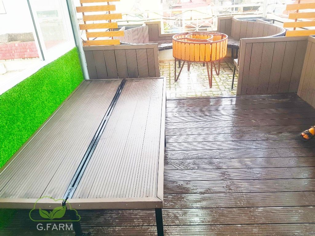 Vườn sân thượng nghệ thuật Chú Quế Nguyên Hồng