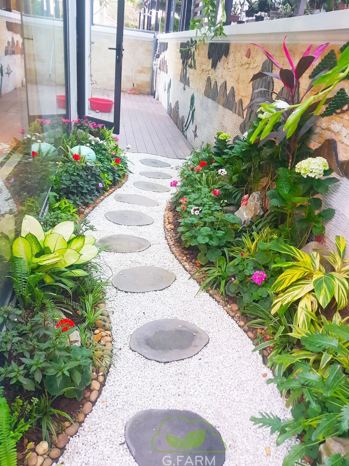 Tiểu cảnh vườn nhỏ biệt thự Vinhomes Oceanpark