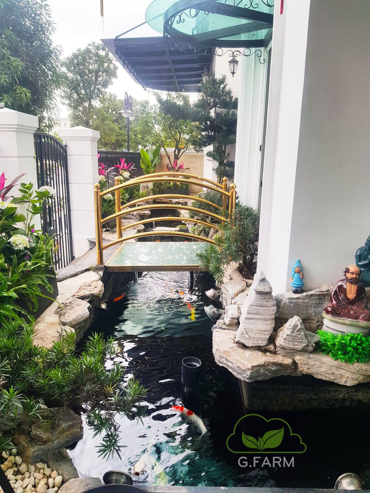 Tiểu cảnh vườn nhỏ biệt thự Vinhomes Oceanpark