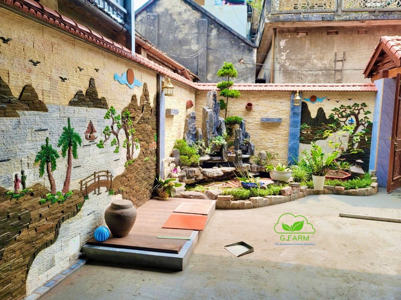 Thiết kế thi công tiểu cảnh non bộ