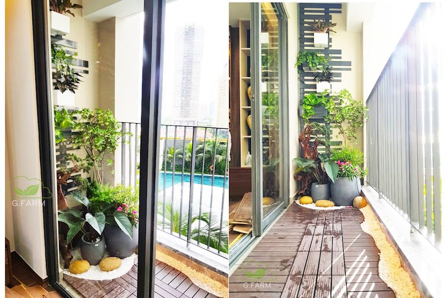 Mẫu thiết kế Ban công - Phong cách Châu Âu (Mã GF2)
