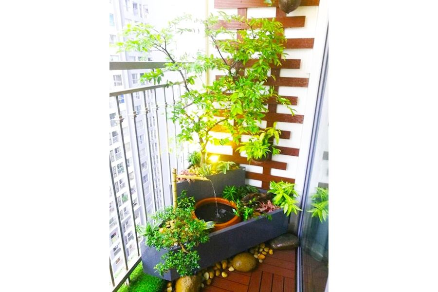 Mẫu thiết kế Ban công - Phong cách Nhật (Mã GF30)