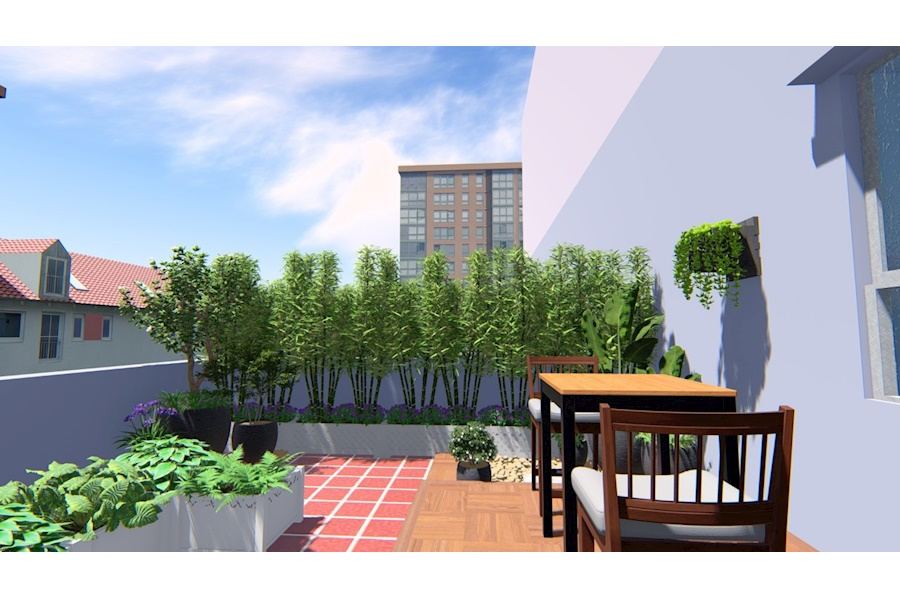 Mẫu thiết kế Ban công - Phong cách Phối hợp (Mã GF32)