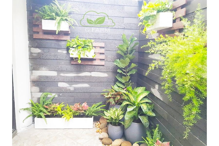 Mẫu thiết kế sân vườn Nhà phố - Phong cách Phối hợp (Mã GF4)