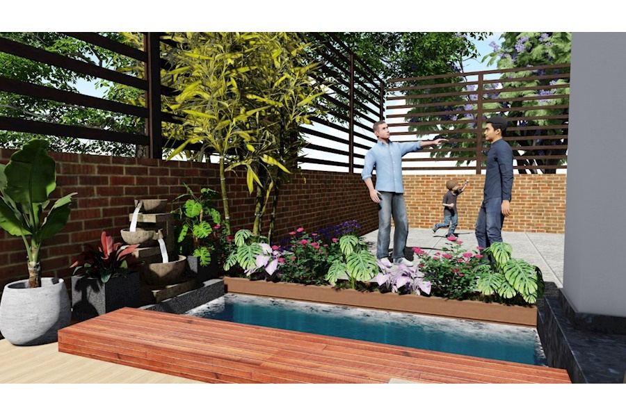 Mẫu thiết kế Ban công - Phong cách Phối hợp (Mã GF42)