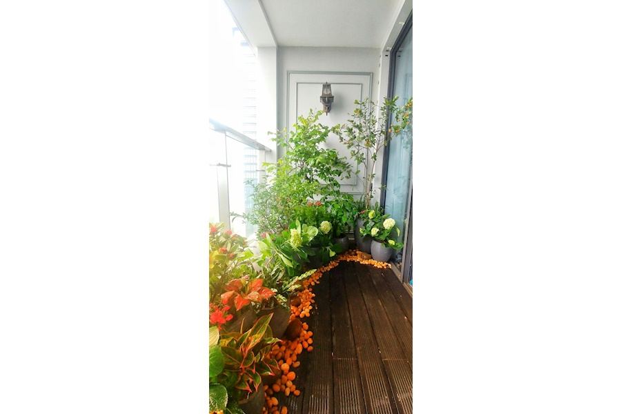Mẫu thiết kế Ban công - Phong cách Phối hợp (Mã GF45)