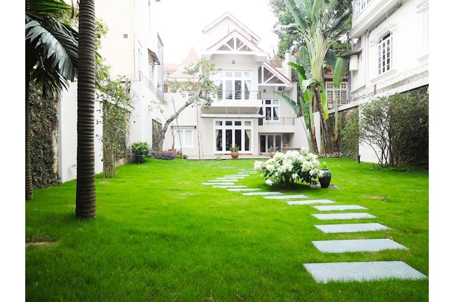 Mẫu thiết kế sân vườn Biệt thự - Phong cách Châu Âu (Mã GF48)
