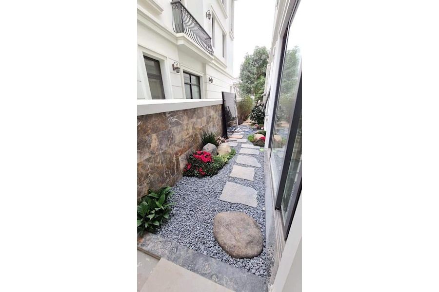 Mẫu thiết kế sân vườn Nhà phố - Phong cách Nhà việt (Mã GF60)