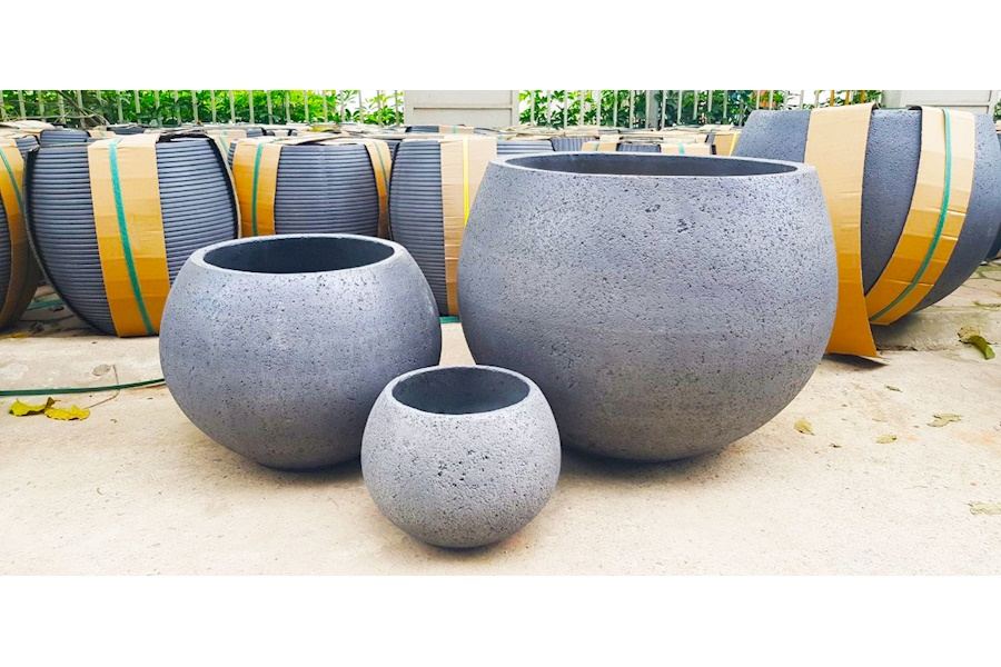 Sản phẩm Chậu trồng cây xi măng (Mã GF76)