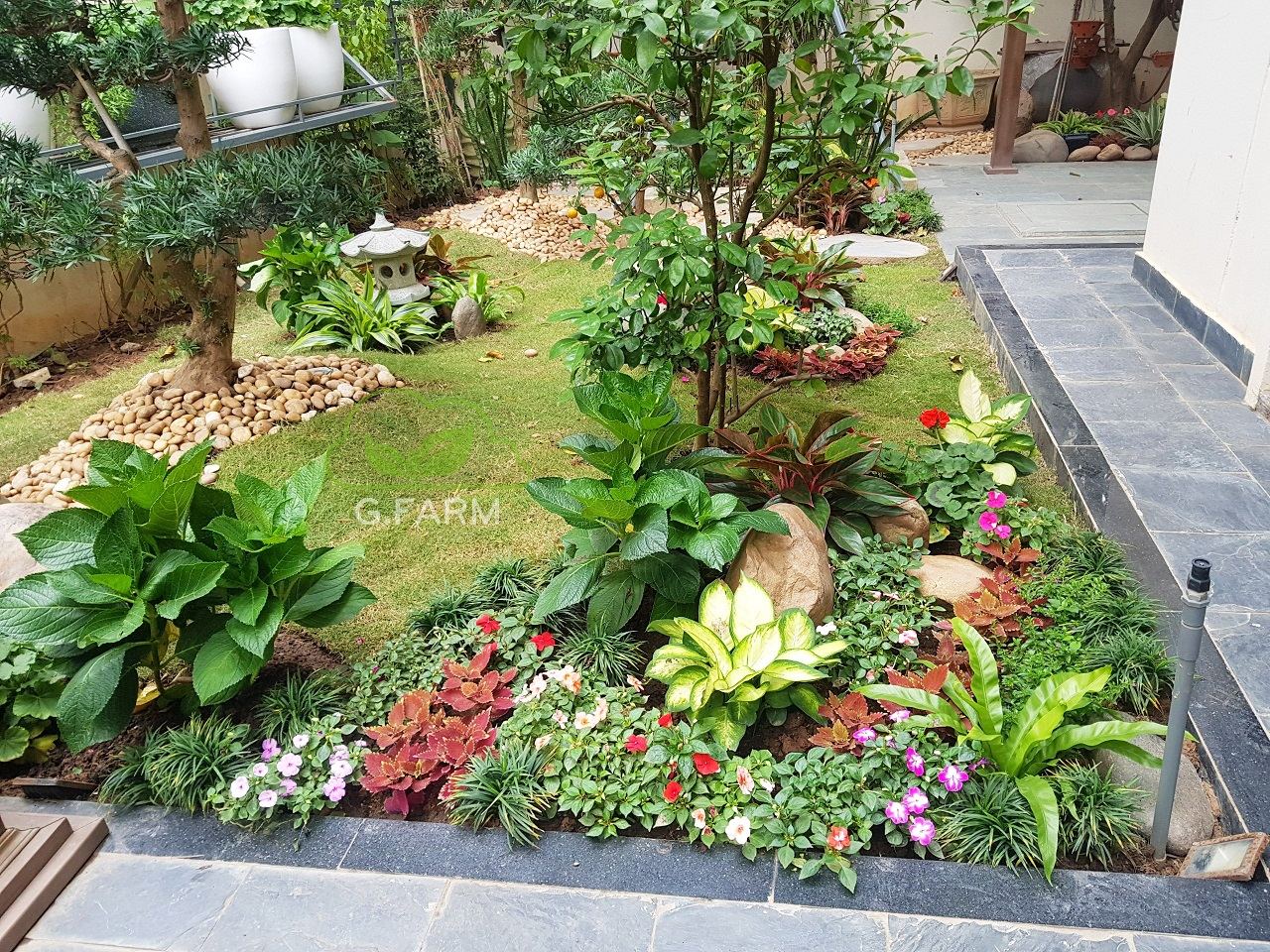 Thiết kế sân vườn biệt thự đẹp
