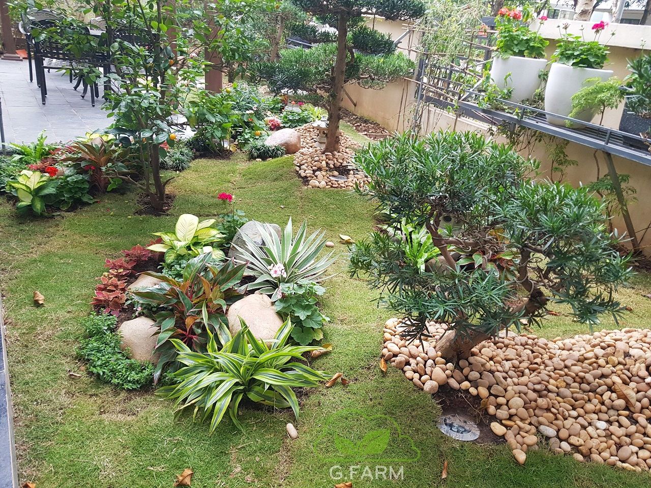 Thiết kế sân vườn biệt thự đẹp