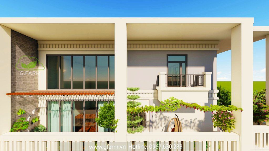 Tiểu cảnh vườn treo Penthouse Roman Plaza
