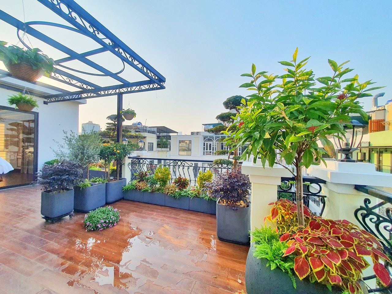 Mỹ cảnh vườn sân thượng